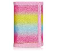 RFID Slim Camouflage Portafoglio/Trifold Canvas Outdoor Sport Wallet per i bambini, Arcobaleno 1, Taglia unica, Classico