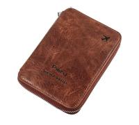 RFIDs Travel Passport Holder, PU Leather Zipper, RFIDs Passport Case