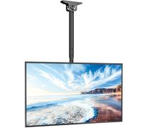 Rfiver Staffa per TV da soffitto regolabile e girevole per TV da 32-65", rotazione a 360°, supporto per TV fino a 40 kg, VESA max 400 x 400 mm