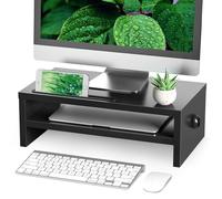 RFIVER Supporto per Monitor in Legno, Rialzo Monitor Da Scrivania Con Supporto p