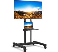 RFIVER Supporto TV da Pavimento con Ruote Carrello Staffa Porta Mobile Stand Reg