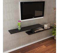 RFSHCIOP Mensola da parete a parete galleggiante armadio TV supporto TV Sky Box Set Top Box Console di gioco Router Scatola di immagazzinaggio Rack di immagazzinaggio sfondo a parete cornice