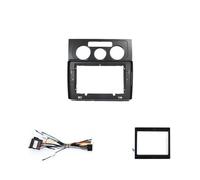 RFSHOP Auto Pannello Telaio Radio Audio Dash Kit Cornice Facia Panel Player Schermo Dvd Autoradio Fascia 10 Pollici per VW per Touran 2004 2005 2006 2007 2008(FrameC Cable Canbus)