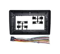 RFSHOP Auto Pannello Telaio Radio Doppio DIN per 9/10 Pollici A 7 Auto Android Radio Bezel 2DIN Kit Telaio Universale Cavo Adattatore Pannello Fascia(Full Set 10 inch)