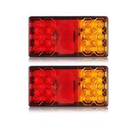 RFSHOP Gruppo Fanale Posteriore 12 LED Fanale Posteriore, Luce Di Stop, Luce Di Retromarcia, Per Auto, Camion, Rimorchio, Trattore, Autobus, ATV, Camper, Furgone, 12V 24V