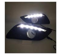 RFSHOP Laterale Dinamico 2 Pz/set LED Daytime Corsa E Jogging Luce DRL Per Ford Per Messa A Fuoco Sedan 2009-2013 Modificare Testa Nebbia Lampada Bianca Indicatori Direzione Luci Laterali(Bianco)
