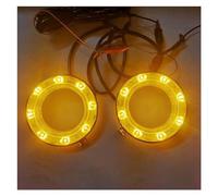 RFSHOP Laterale Dinamico Impermeabile Per Subaru Per Forester 2009 2010 2011 2012 Blu Segnale Svolta Relè ABS Auto DRL Lampada 12V LED Daytime Running Light Luci Laterali(White Yellow Blue)