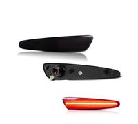 RFSHOP Laterale Dinamico Per Chevrolet Per Corvette C6 2005-2013 Lampada Coda Assemblaggi E Anteriore Indicatore Laterale Direzione Luce Fanale Posteriore Lampada Freno Luci Laterali(2PC a)