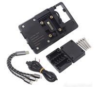 RFSHOP Navigazione Staffa Piastra Accessori Per Motociclette Supporto Di Navigazione GPS Modificato Per Per Versys 1000 Per VERSYS1000 2018 2019 2020(2)