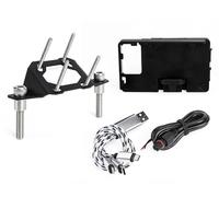RFSHOP Navigazione Staffa Piastra Supporto Per Telefono Per Moto Per XL 750 Per Transalp 750 XL750 2023 2024 Supporto Per Navigazione GPS(Holder and Bracket)