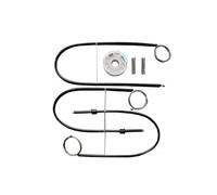 RFSHOP Regolatore Finestrino 1Set Cavo Rullo E Molle Auto Finestra Regolatore Kit Di Riparazione Per Smart Per Roadster 2003-2004 2005 Anteriore Destro Lato Conducente Alzavetro