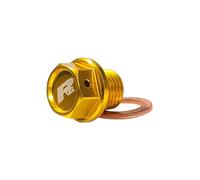 RFX Bullone di Scarico Magnetico (Giallo) [M12 x 10 mm x 1,25] Suzuki RM125/250 01-08 RMZ250 07-09 DRZ400 00-19