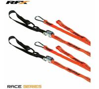 RFX Coppia Cinghie Anelli Di Fissaggio Arramage Arancio FXTD3000055OR
