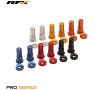 RFX Dadi e rondelle di bloccaggio del cerchio (blu) 2pcs