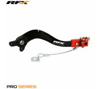 Pedale Freno Posteriore RFX Pro ft-Negro/Arancione per Moto Ricambi Ciclomotore