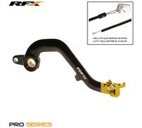 RFX Leva freno posteriore Pro FT (Nero/Giallo) - Suzuki RM125, giallo