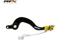 RFX Leva freno posteriore Pro FT (Nero/Giallo) - Suzuki RMZ250, giallo