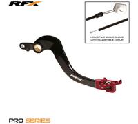 RFX Leva freno posteriore Pro FT (Nero/Rosso) - Honda C250, rosso