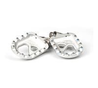 Pedane In Alluminio CNC Per Trial RFX PRO (Argento) Universale-Gas
