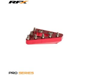 RFX Pro Leva del freno posteriore CNC solido punta di ricambio (rosso)