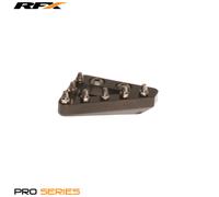 RFX Pro Leva freno posteriore CNC solido punta di ricambio (grigio titanio)