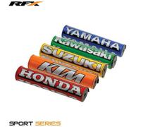 RFX Schiuma manubrio sportivo (- Kawasaki) universale 7/8 stile traversa, verde