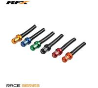 RFX Tubo di ventilazione Race - Tubo corto con tappo a 1 via (blu)