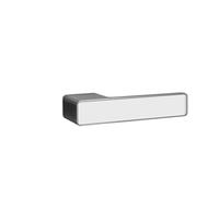 RFXOGTYFZ Moderna Semplice Serie di Colori a Contrasto Serratura Ecologica Porta della Camera da Letto Bagno Porta in Legno Porta Meccanica Magnetica silenziosa(Square Handle Gray with White)