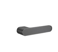RFXOGTYFZ Moderna Semplice Serie di Colori a Contrasto Serratura Ecologica Porta della Camera da Letto Bagno Porta in Legno Porta Meccanica Magnetica silenziosa(Round Handle Gray Lock)