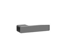 RFXOGTYFZ Moderna Semplice Serie di Colori a Contrasto Serratura Ecologica Porta della Camera da Letto Bagno Porta in Legno Porta Meccanica Magnetica silenziosa(Square Handle Gray Lock)