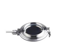 RFXOGTYFZ Valvola a farfalla a polvere SS316, valvola pneumatica manuale in polvere in acciaio inox, valvola di scarico dal fondo del serbatoio(DN150)