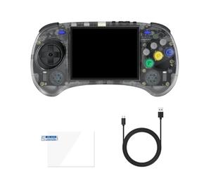 RG ARC-S Console di gioco portatile 128G 4Inch IPS Linux OS Sei pulsanti Design Retro Video Players Supporto Maniglia cablata Un durevole facile da usare