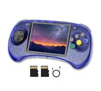 RG ARC-S - Console di gioco portatile, stile retrò, schermo IPS da 4", sistema Linux RK3566, CPU 64 bit, batteria integrata da 3500 mAh, compatibile con Bluetooth 4.2 e 5G WiFi (Blue T)