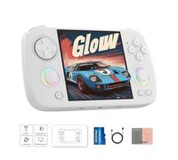 RG CubeXX console giochi portatile, 64GB scheda+5421 giochi, sistema Linux - schermo IPS da 3,95 pollici, RG Cube XX retro console RGB joystick illuminazione 3800 mAh, supporto uscita TV HDMI