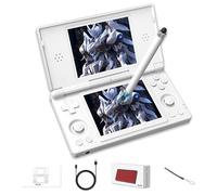 RG DS Console portatile gaming con stilo capacitivo Console Retro Game Android14, Videogiochi pieghevole a doppio schermo da 4 pollici,Wi-Fi2,4+5 GHz e Bluetooth 4.2,batteria da 4000mAh (Bianco)