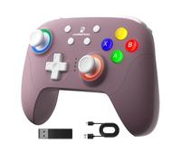 RG P01 Wireless Gaming Controller Play Gaming Gamepad con Joystick ad effetto Hall/Triggers Joystick e Gamepad Controller per Bluetooth/ PS3/PC/Switch/iOS/Android, illuminazione RGB personalizzabile