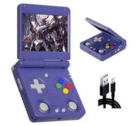 RG34XXSP Console di gioco portatile retrò 5490+ Giochi 17 Emulatori,Giochi Portati,Linux Schermo OCA IPS da 3,4" RG34XX SP Console di gioco retrò con 2,4/5G WIFI & BT,Lettori Video/Musicali (Indaco)