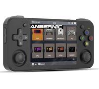 RG35XX H Console portatile, IPS da 3,5 pollici e 5500 + giochi classici, supporta il controller di gioco wireless 2,4 G, retro console(nero)