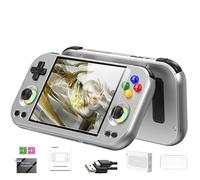 RG477M Retro Console di Gioco Palmare Lega di Alluminio CNC Dimensity 8300 Android14 Sistema 4.7 Pollice Touch Console di Gioco WiFi/Bluetooth Salone Joystick RGB Luce 5300mAh