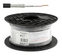 RG58 100 metri cavo coassiale - prolunga 100m RF 50ohm a bassa perdita - compatibile con SMA BNC TNC UHF FME Tipo N - cable per Antenna Esterno WiFi Router 4G 5G CB Radio Modem - Prodotto in Italia