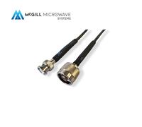 RG58 N Maschio A BNC Male Cavo Coassiale Assemblaggio più Basso Perdita Doppio