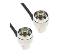 RG58 PL259 SO239 Maschio Femmina Spina Jack Crimpare Destro Connettore Coassiale Cavo di prolunga antenna RF coassiale 50ohm 5M(TYPE G,100CM)