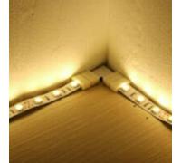 RGB, adattatori angolari per strisce luminose, confezione da 10, connettori a 90 gradi per una facile installazione