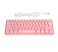 RGB Backlit Keyboard, HXSJ V700 Gaming Keyboard USB Plug Needs No Driver Wired Mechanical Illuminated Gamer 61 Keys for Laptop and Desktop