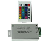 RGB LED 24Key Controllore 12...24V 144W 4-Pin; RGB