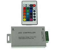 RGB LED 24Key Controllore 12...24V 288W 4-Pin; RGB