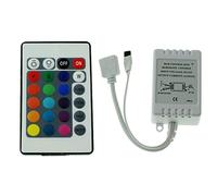 RGB LED 24Key Controllore 12V 72W RGB; 4-Pin plug + play