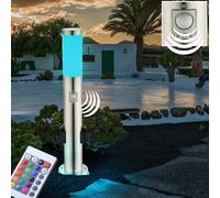 RGB LED Acciaio Inox Stand Supporto Luci Esterno Presa Scatola Entrata Movimento [EEK: F]