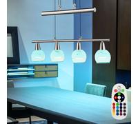 RGB LED Appesa Coprire Lampada Dimmer Telecomando Sospensione Altezza Regolabile