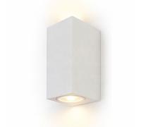 RGB LED applique da esterno lampada da corridoio alluminio bianco up & down faretto telecomando IP44 H 15 cm